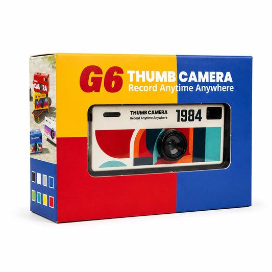 Mini Cámara G6 Retro 1080P – Llavero HD con Pantalla LCD