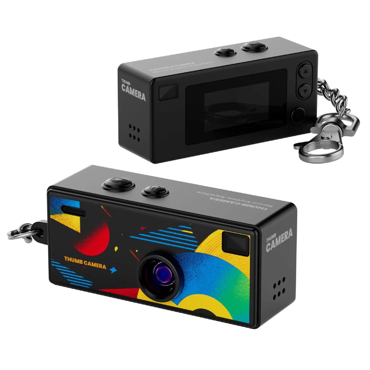 G6 Retro Mini Keychain Camera - 1080P HD Recorder with Auto Focus, 130° Wide Angle Lens, and LCD Screen - Portable and Stylish!